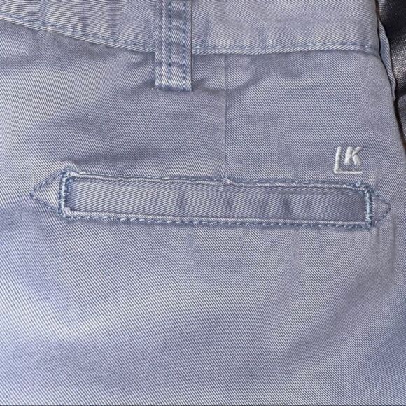 Men's Haggar Life Khaki 34 x 34 Straight-Fit Comfort Chino Flat-Front Pants gray - Picture 3 of 11